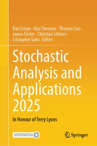 Enlarge image Cover: Stochastic Analysis and Applications 2025 - Springer