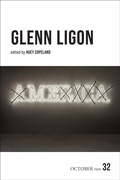 Cover: Glenn Ligon - MIT Press