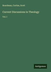 Enlarge image Cover: Current Discussions in Theology - Antigonos Verlag