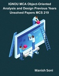 Cover: IGNOU MCA Object-Oriented Analysis and Design Previous Years Unsolved Papers MCS 219 - Poorav Publications
