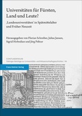Cover: Universit&auml;ten f&uuml;r F&uuml;rsten, Land und Leute? - Franz Steiner Verlag