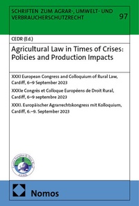 Abbildung von: Agricultural Law in Times of Crises: Policies and Production Impacts - Nomos