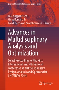 Enlarge image Cover: Advances in Multidisciplinary Analysis and Optimization - Springer
