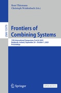 Cover: Frontiers of Combining Systems - Springer