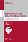 Cover: Software Engineering and Advanced Applications - Springer