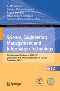 Cover: Science, Engineering Management and Information Technology - Springer