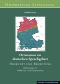 Bild: Ortsnamen im deutschen Sprachgebiet - Leipziger Uni-Vlg