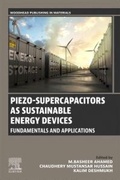 Cover: Piezo-Supercapacitors as Sustainable Energy Devices - Woodhead Publishing