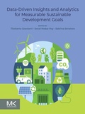 Cover: Data-Driven Insights and Analytics for Measurable Sustainable Development Goals - Elsevier