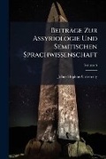 Cover: Beitraege Zur Assyriologie Und Semitischen Sprachwissenschaft - Hutson Street Press