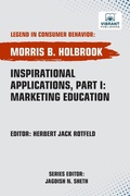 Cover: Inspirational Applications, Part I Marketing Education - Vibrant Publishers