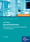 Cover: Rechtsanwalts- und Notarfachangestellte, Lernsituationen 3. Ausbildungsjahr - Europa-Lehrmittel