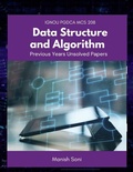 Cover: IGNOU PGDCA MCS 208 Data Structure and Algorithm Previous Years Unsolved Papers - Poorav Publications