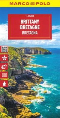 Abbildung von: Bretagna 1:225.000 - Carte stradali Marco Polo;Marco Polo