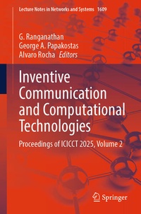Enlarge image Cover: Inventive Communication and Computational Technologies - Springer