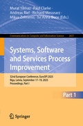 Bild: Systems, Software and Services Process Improvement - Springer