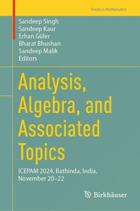 Enlarge image Cover: Analysis, Algebra, and Associated Topics - Birkhäuser