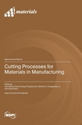Cover: Cutting Processes for Materials in Manufacturing - MDPI AG