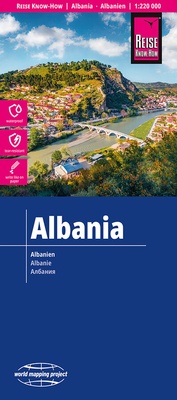 Abbildung von: Reise Know-How Landkarte Albanien / Albania (1:220.000) - Reise Know-How Verlag Peter Rump GmbH
