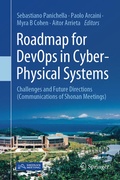 Cover: Roadmap for DevOps in Cyber-Physical Systems - Springer