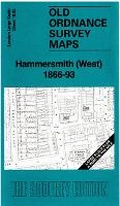 Cover: Hammersmith (West) 1866-93 - Alan Godfrey Maps