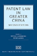 Cover: Patent Law in Greater China - Edward Elgar Publishing