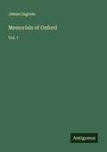 Cover: Memorials of Oxford - Antigonos Verlag