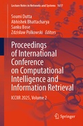 Cover: Proceedings of International Conference on Computational Intelligence and Information Retrieval - Springer