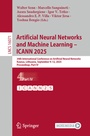 Cover: Artificial Neural Networks and Machine Learning - ICANN 2025 - Springer