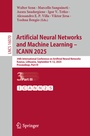 Cover: Artificial Neural Networks and Machine Learning - ICANN 2025 - Springer