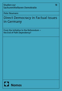 Abbildung von: Sachunmittelbare Demokratie im interdisziplinären und internationalen Kontext 2014/2015 - Nomos