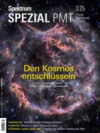 Abbildung von: Spektrum Spezial PMT 3/2025 - Den Kosmos entschlüsseln - Spektrum der Wissenschaft