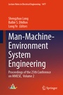 Cover: Man-Machine-Environment System Engineering - Springer