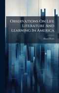 Cover: Observations On Life Literature And Learning In America - Hutson Street Press