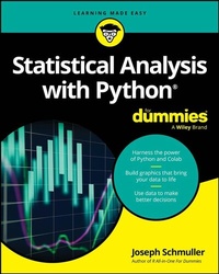 Enlarge image Cover: Statistical Analysis with Python For Dummies - Wiley