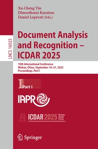 Abbildung von: Document Analysis and Recognition - ICDAR 2025 - Springer