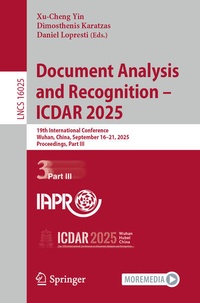 Abbildung von: Document Analysis and Recognition - ICDAR 2025 - Springer