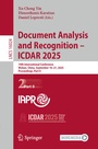 Cover: Document Analysis and Recognition - ICDAR 2025 - Springer