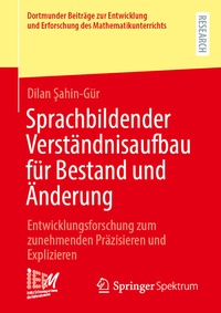 Abbildung von: Sprachbildender Verständnisaufbau für Bestand und Änderung - Springer Spektrum