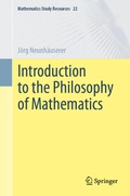 Cover: Introduction to the Philosophy of Mathematics - Springer