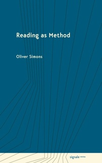 Enlarge image Cover: Reading As Method - Cornell University Press and Cornell University Library