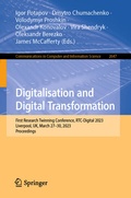 Cover: Digitalisation and Digital Transformation - Springer