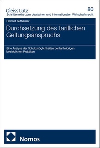 Abbildung von: Durchsetzung des tariflichen Geltungsanspruchs - Nomos