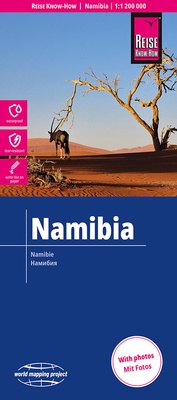 Abbildung von: Reise Know-How Landkarte Namibia (1:1.200.000) - Reise Know-How Verlag Peter Rump GmbH