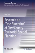 Cover: Research on "One Blueprint" of City/County Territorial Spatial Planning - Springer