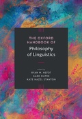 Cover: The Oxford Handbook of Philosophy of Linguistics - Oxford University Press
