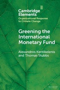 Cover: Greening the International Monetary Fund - Cambridge University Press