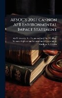 Bild: AFSOC's 2007 Cannon AFB Environmental Impact Statement - Hutson Street Press