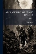 Cover: War Journal of Franz Halder - Hutson Street Press