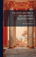 Cover: De Arte Metrica Archilochi Quaestiones - Hutson Street Press